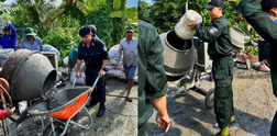 Tuổi trẻ Công an thành phố Cần Thơ chung tay xây dựng nông thôn mới