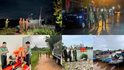 Công an tỉnh Quảng Ninh tiếp tục triển khai các biện pháp phòng chống bão và mưa lớn kéo dài