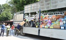 Ninh Bình: Phòng An ninh kinh tế Công an tỉnh quyên góp gần 15 tấn nhu yếu phẩm để gửi đến bà con vùng bão lũ