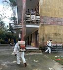 Trung đoàn CSCĐ Tây Nguyên triển khai công tác phòng chống dịch bệnh sau lũ tại Đắk Lắk