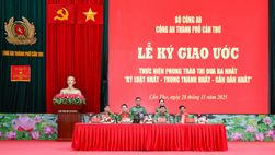 Công an thành phố Cần Thơ phát động phong trào thi đua “Ba nhất: Kỷ luật nhất - Trung thành nhất - Gần dân nhất”