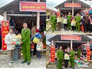 Tuyen Quang police launch Tet Market “Zero-Cost Booth”