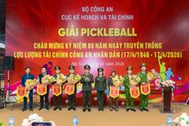 Cục Kế hoạch và tài chính tổ chức Giải thi đấu Pickleball chào mừng kỷ niệm 80 năm ngày truyền thống