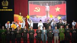 Rực rỡ chương trình nghệ thuật chào mừng thành công Đại hội lần thứ XIV của Đảng tại Học viện Chính trị Công an nhân dân