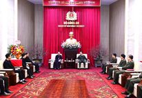 Tổng Giám mục Tổng Giáo phận Hà Nội chúc mừng năm mới Bộ Công an