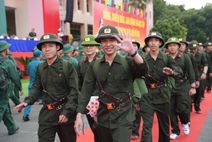 Thanh niên Thành phố Hồ Chí Minh hăng hái lên đường nhập ngũ