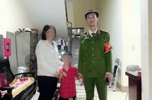 Thái Nguyên: Công an phường Phan Đình Phùng kịp thời giúp cháu bé đi lạc trở về gia đình an toàn
