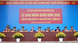 2026 military enlistment ceremony held in Dien Bien