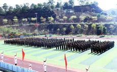 465 chiến sĩ nghĩa vụ Cảnh vệ bắt đầu hành trình rèn luyện