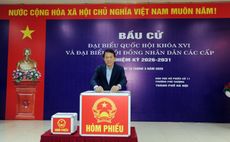 Minister Luong Tam Quang casts his vote in 2026 election