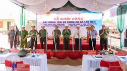 Quảng Trị: Khởi công xây dựng trụ sở Công an xã Lao Bảo