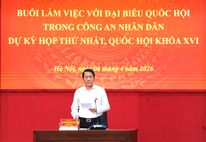 Đại biểu Quốc hội trong CAND góp phần tích cực vào thành công chung của Kỳ họp Quốc hội khóa XVI