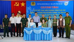 Hội Phụ nữ Bộ Công an đồng hành cùng phụ nữ biên cương