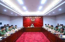 Thứ trưởng Đặng Hồng Đức làm việc với Công ty Nam Triệu- Bộ Công an