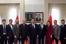 Deputy Minister Le Van Tuyen visits Turkish security industry group