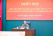 Triển khai đồng bộ, quyết liệt công tác bảo đảm an ninh, trật tự APEC 2027 từ sớm, từ xa, từ cơ sở