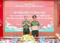 Trường Đại học An ninh nhân dân tổng kết và trao giải Cuộc thi tìm hiểu Nghị quyết Đại hội XIV của Đảng