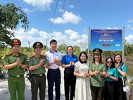 Ca Mau Police inaugurate “Security Lighting” youth project
