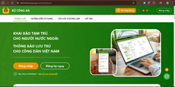 Thống nhất thực hiện khai báo tạm trú cho người nước ngoài và thông báo lưu trú cho công dân Việt Nam trên một hệ thống phần mềm