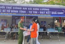 Lực lượng Công an Phú Thọ đồng hành, tiếp sức thí sinh dự thi vào lớp 10