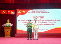 Đảng uỷ Trường Cao đẳng ANND I tổ chức thành công hội thi báo cáo viên giỏi năm 2026