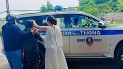 Cảnh sát giao thông Thái Nguyên kịp thời đưa người bị tai nạn giao thông đi cấp cứu