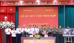 Tiếp tục tăng cường công tác phối hợp giữa Bộ Công an và Bộ Nội vụ