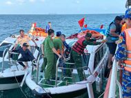 Công an tỉnh An Giang khẩn trương triển khai cứu nạn, cứu hộ vụ lật cano chở khách tại Phú Quốc
