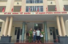Hưng Yên: Công an xã Hưng Phú đưa công dân có hoàn cảnh khó khăn trở về với gia đình