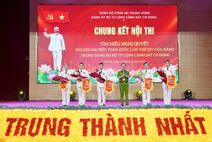 Chung kết Hội thi tìm hiểu Nghị quyết Đại hội đại biểu toàn quốc lần thứ XIV của Đảng trong Đảng bộ Bộ Tư lệnh Cảnh sát cơ động