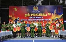 Sôi nổi Hội thao Giải Pickleball năm 2026 trong Cụm thi đua số 4