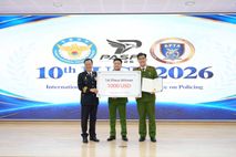 Học viện Cảnh sát nhân dân giành giải Nhất tại Hội nghị khoa học dành cho sinh viên Cảnh sát quốc tế lần thứ 10