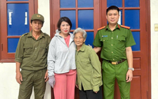Công an thành phố Quảng Ninh kịp thời hỗ trợ người cao tuổi đi lạc trở về với gia đình