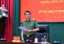 Bộ trưởng Lương Tam Quang chủ trì họp tổng rà soát hệ thống văn bản quy phạm pháp luật trong Công an nhân dân