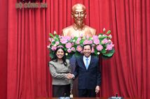 Deputy Minister Le Van Tuyen receives U.S. Deputy Assistant Secretary of Commerce