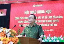 Nâng cao hiệu lực, hiệu quả công tác kiểm tra, giám sát, kỷ luật đảng trong CAND theo tinh thần Nghị quyết Đại hội đại biểu toàn quốc lần thứ XIV của Đảng