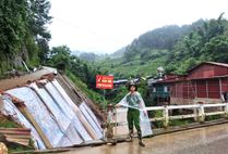 Công an tỉnh Lào Cai chủ động ứng phó với sạt lở đất, tràn đập và lũ quét