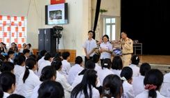 Lai Châu: Tăng cường tuyên truyền Luật Trật tự an toàn giao thông cho giáo viên, học sinh