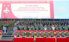 Lễ xuất quân đảm bảo an ninh, trật tự lễ kỷ niệm, diễu binh, diễu hành 80 năm Cách mạng tháng Tám và Quốc khánh