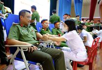Hơn 350 cán bộ, chiến sỹ Công an tỉnh Hà Tĩnh tham gia hiến máu tình nguyện