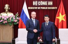 Tăng cường hợp tác trên lĩnh vực an ninh, thực thi pháp luật giữa Việt Nam và Liên bang Nga