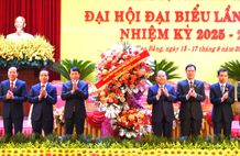 20th Cao Bang Provincial Party Congress for 2025–2030 tenure officially opens