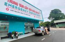 Cảnh sát giao thông Đồng Nai đưa cháu bé 1 tuổi đến bệnh viện cấp cứu kịp thời