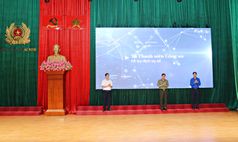 Bắc Ninh: Ra mắt đội hình Thanh niên Công an tình nguyện hỗ trợ Nhân dân thực hiện dịch vụ công trực tuyến