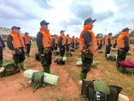 Lực lượng Cảnh sát cơ động ra quân hỗ trợ Nhân dân khắc phục hậu quả Bão số 10 và mưa lũ