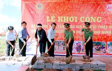 Khởi công xây dựng nhà tặng các hộ gia đình bị thiệt hại do Cơn bão số 10 gây ra trên địa bàn tỉnh Ninh Bình