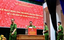 Học viện Cảnh sát nhân dân phát động ủng hộ Nhân dân bị thiệt hại do Bão số 10 (Bualoi)