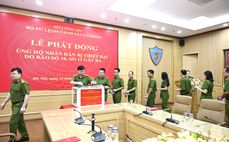 Bộ Tư lệnh Cảnh sát cơ động quyên góp ủng hộ Nhân dân bị thiệt hại do bão số 10 và bão số 11 gây ra