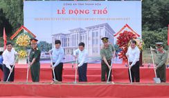 Thanh Hóa: Khởi công xây dựng công trình Trụ sở Công an xã biên giới Hiền Kiệt