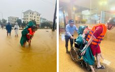 Công an thành phố Huế xuyên đêm ứng phó mưa lũ, bảo đảm an toàn tuyệt đối cho Nhân dân